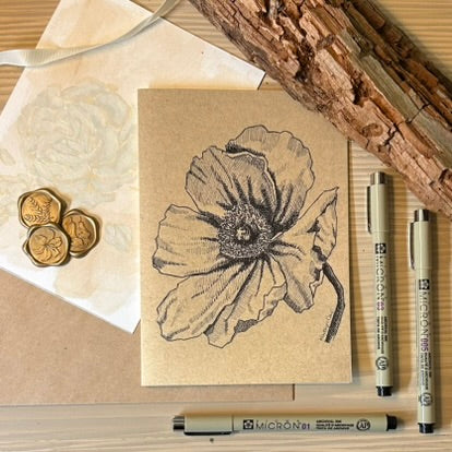 Poppy Greeting Card