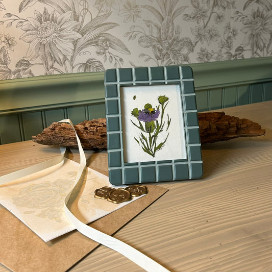 "Thistle and Bee" Original Painting