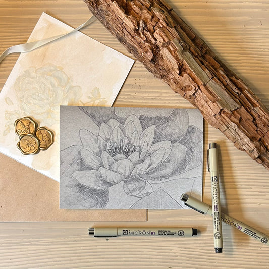 Water Lily Greeting Card